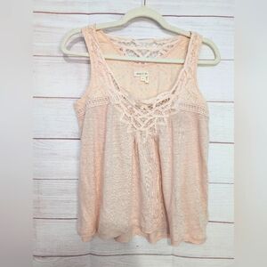 ANTHROPOLOY brand Meadow Rue Women's Lace Detail Top XS